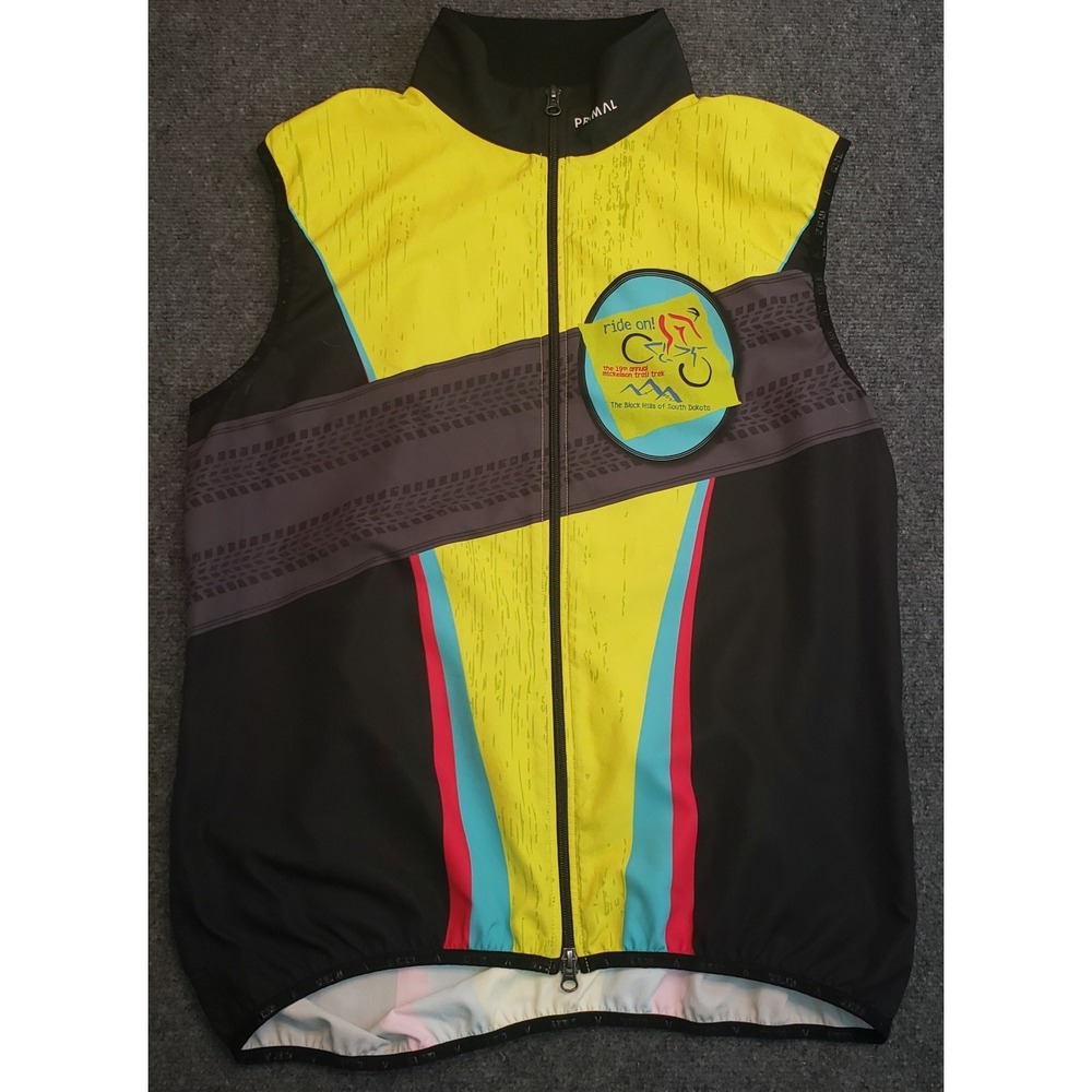 Primal Cycling Wind Vest Black Hills SD Bicycling XL Polyester